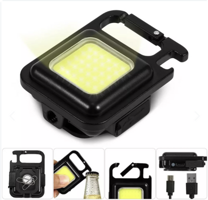 Linterna Recargable + Linterna Llavero